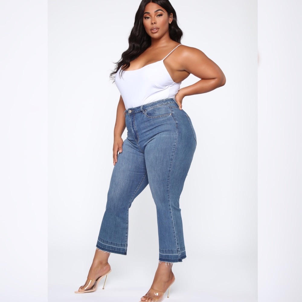 LAST 1 🌺 High Waisted Denim Jeans - Picture 2 of 8